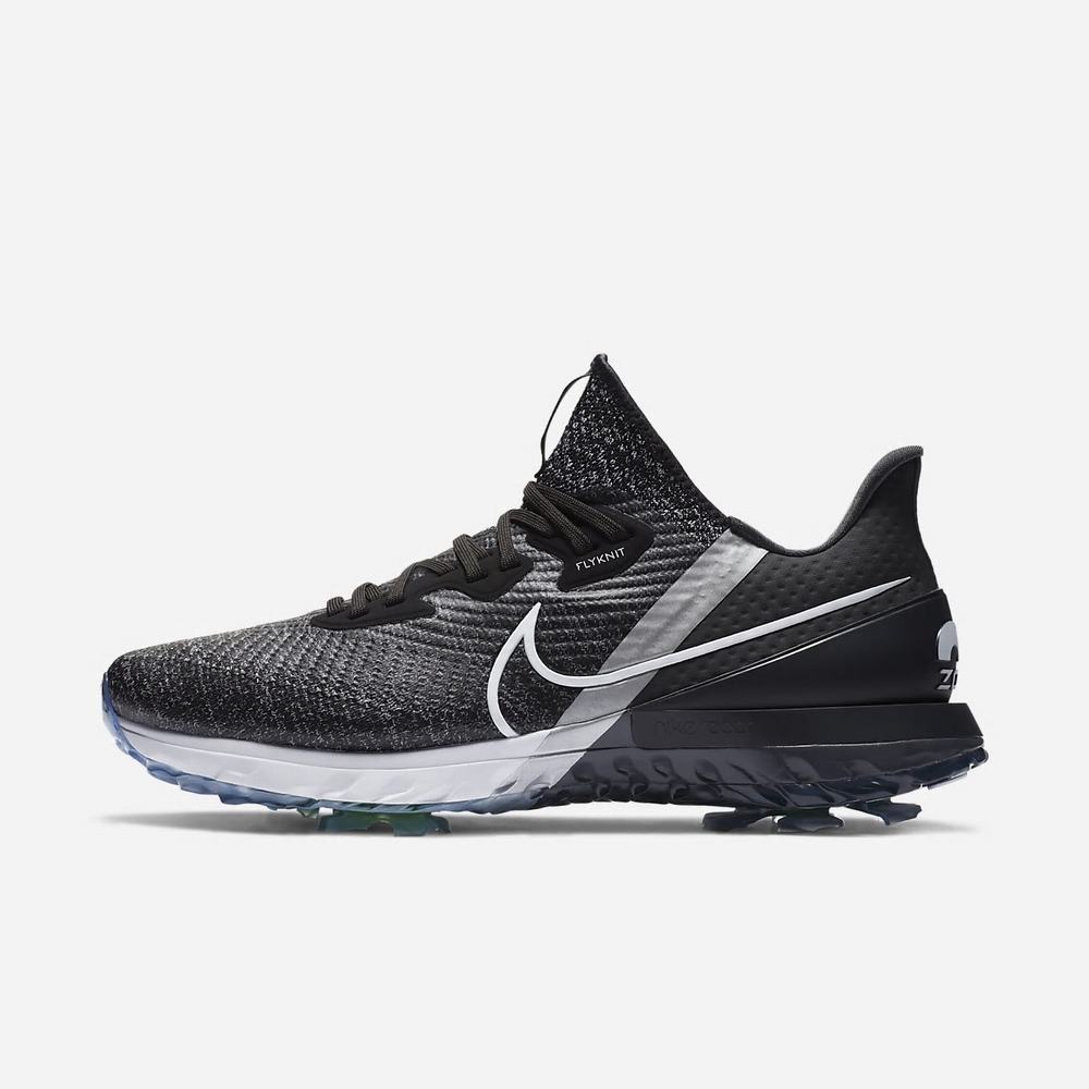 Chaussure De Golf Nike Air Zoom Infinity Tour Noir 2195-648 Black/Off Noir/Metallic Platinum/White Homme | CAO-46296175